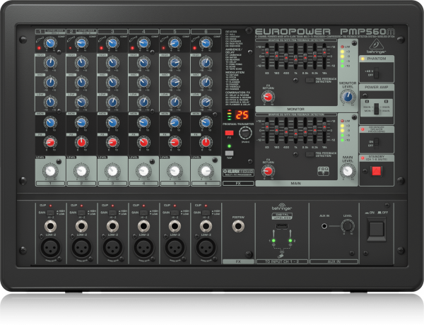 Микшер с усилителем Behringer PMP560M