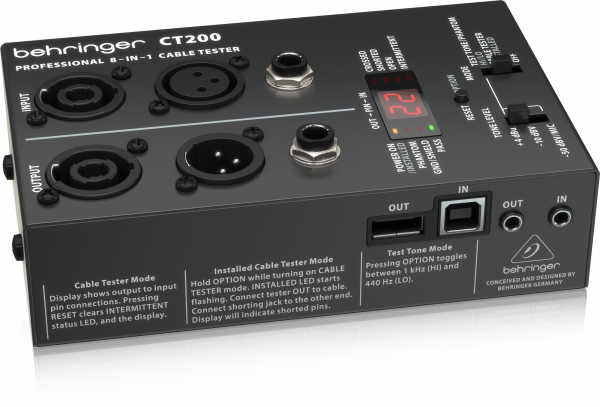 Кабельный тестер Behringer CT200