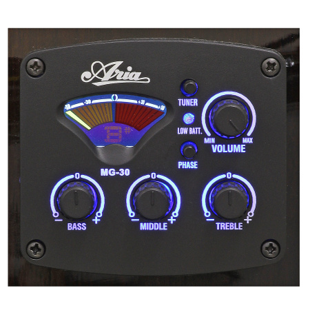 Гитара электроакустическая ARIA AWN-15CE BK