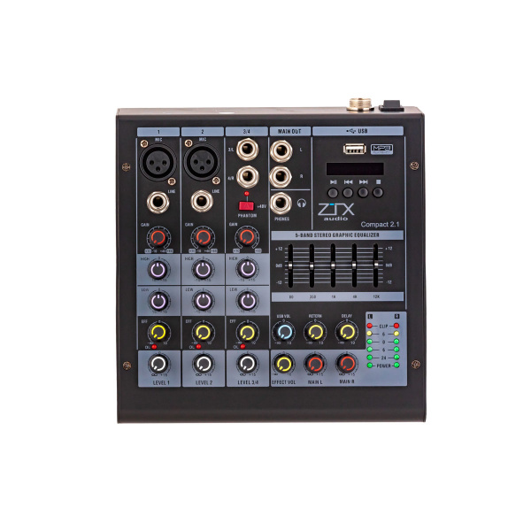 Микшер аналоговый ZTX audio Compact 2.1