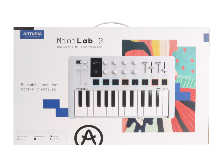 MIDI клавиатура ARTURIA MiniLAB 3 WH