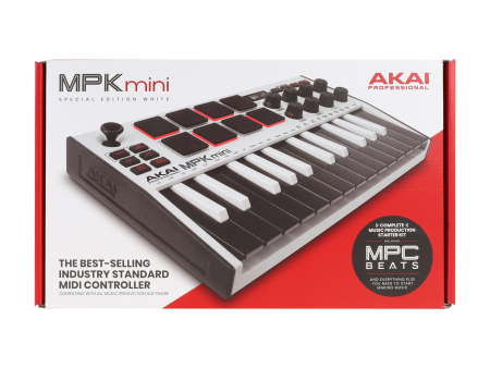 MIDI клавиатура AKAI PRO MPK MINI MK3 W