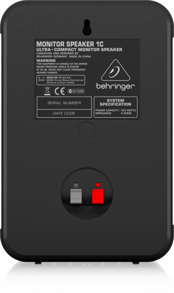 Акустическая система Пассивная Behringer 1C-BK