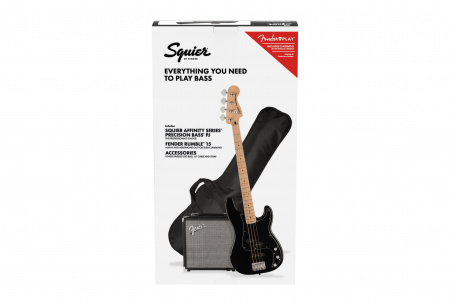 Бас-гитара Fender Squier Affinity Precision Bass PJ Pack MN BLK