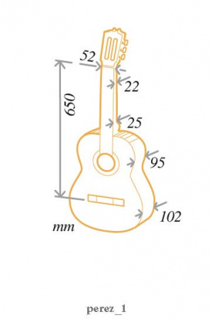 Гитара классическая Perez 640 Cedar
