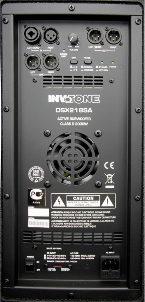 Субвуфер Активный Invotone DSX218SA Субвуфер Активный Invotone DSX218SA