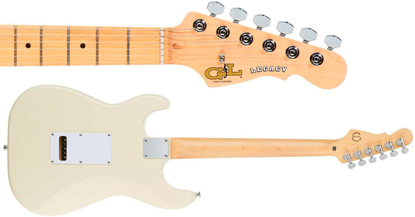 Электрогитара G&L Tribute Legacy Gloss White MP Poplar