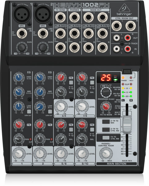 Микшер аналоговый Behringer XENYX 1002FX