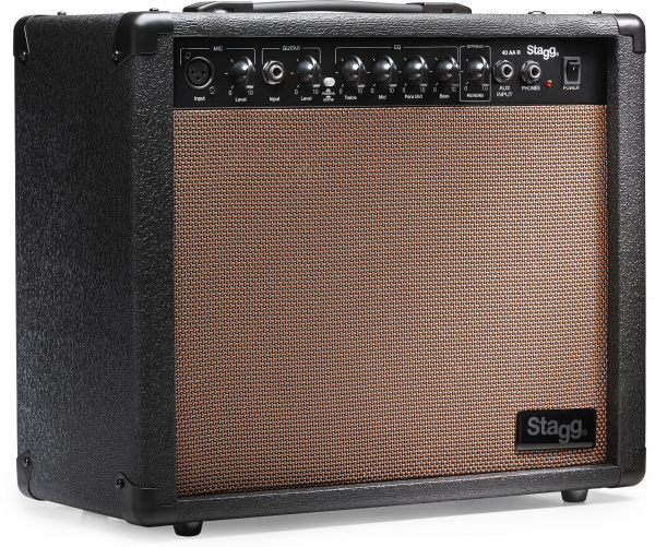 Комбоусилитель для акустических гитар Stagg 40 AA R