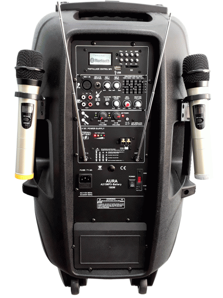 Портативная Акустическая система AURA A215MP3-Battery
