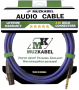 Аудио кабель MUZKABEL BSJMK5N - 15 метров, XLR (мама) - JACK (стерео)