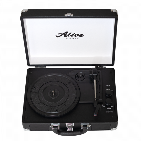 Виниловый проигрыватель Alive Audio GLAM GLM-01-NR Noir