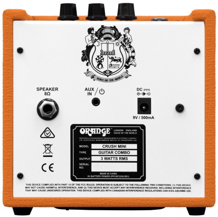 Комбоусилитель для Электрогитары Orange Crush MINI