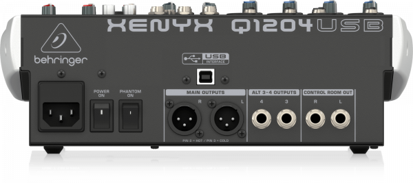 Микшер аналоговый Behringer XENYX Q1204USB