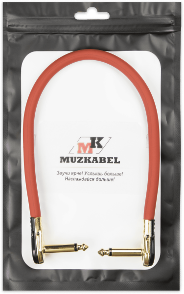 Патч-кабель MUZKABEL TJCIK3RP - 0.3 метра, JACK - JACK