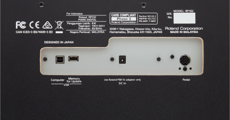 Цифровое пианино Roland RP102 BK